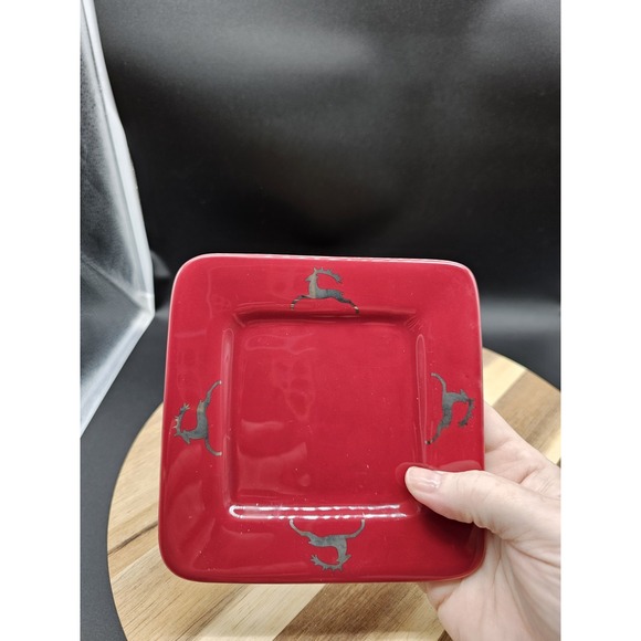 Vintage 1999 Bath &‎ Body Works Holiday Edition Candle Holder Trinket Tray Decor - Picture 8 of 8